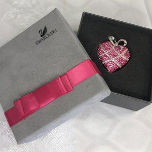 Swarovski Pink Pave Brooch